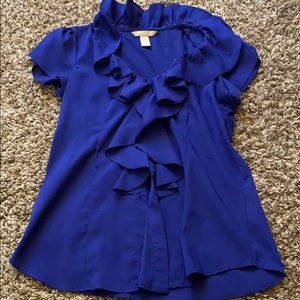 Royal blue blouse